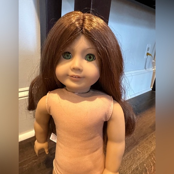 Pleasant Company American Girl 2008 FELICITY Auburn Hair Green Eyes & Outfit EUC